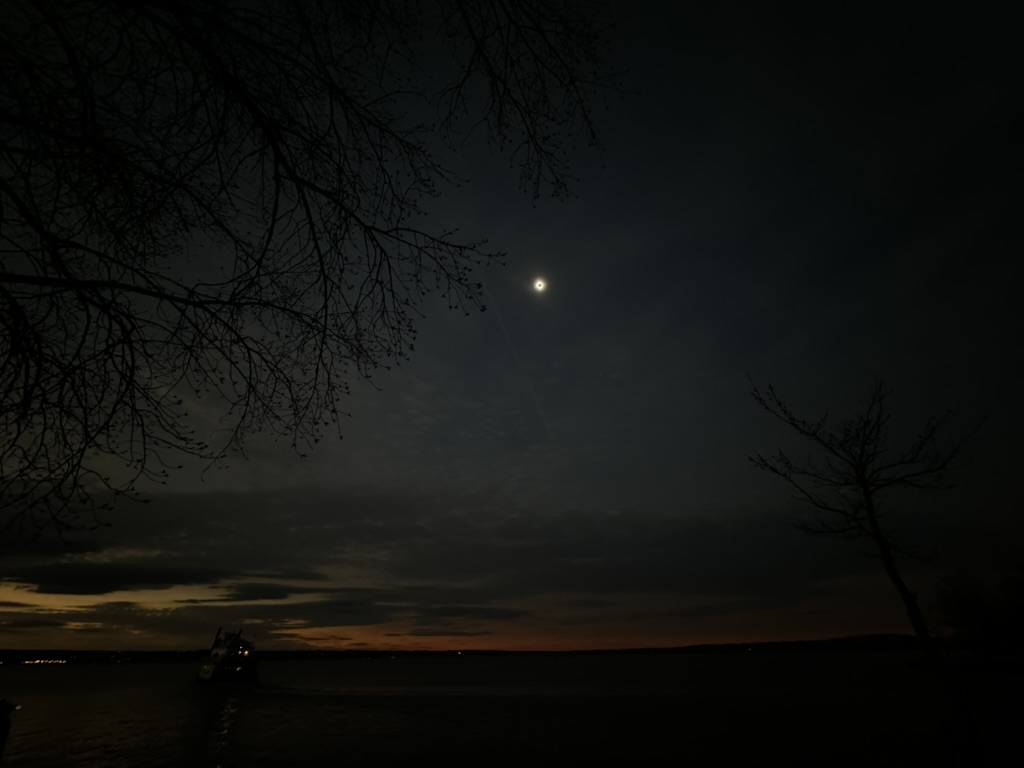 2024 Solar Eclipse at Presque Isle State Park